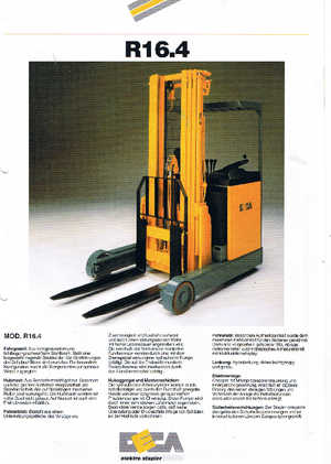 Електричні штабелері Deca R 16.4