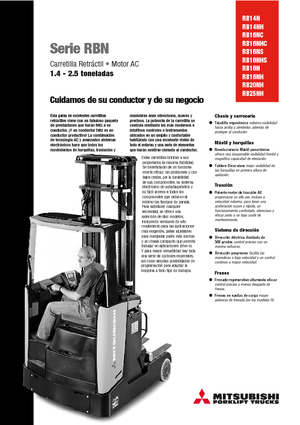 Електричні штабелері Mitsubishi RB 16 NS