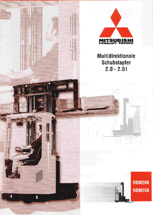Електричні штабелері Mitsubishi RBM 20 K