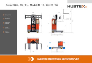 Електричні бічні завантажувачі Hubtex M 30