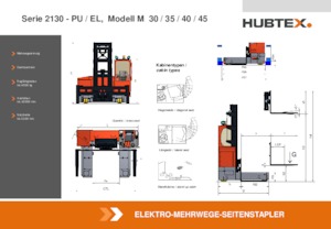 Електричні бічні завантажувачі Hubtex M 35