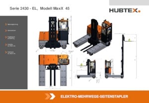 Електричні бічні завантажувачі Hubtex MaxX 45 EL