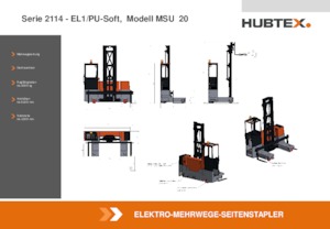 Електричні бічні завантажувачі Hubtex MSU 20 EL1