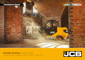 Електричні телескопічні навантажувачі JCB TLT 30-19E  