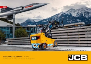 Електричні телескопічні навантажувачі JCB 30-19E 
