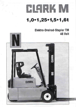 Електричні навантажувачі Clark TM 15 N