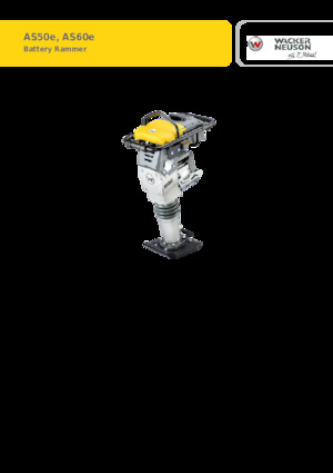 Електричні трамбовки Wacker Neuson AS60e 