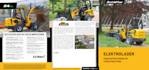 Електричний колісний навантажувач Schäffer 24e