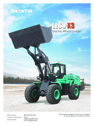 Електричний колісний навантажувач Shantui LE60-X3