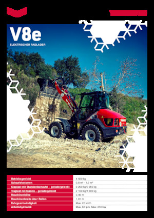 Електричний колісний навантажувач Yanmar V 8e