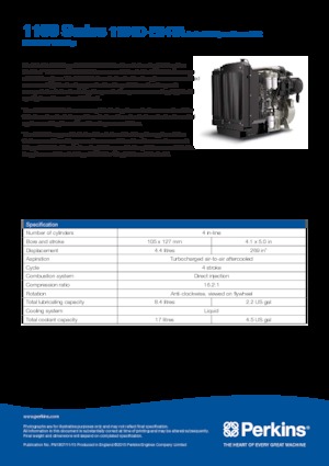 Двигуни Perkins 1104D-E44TA