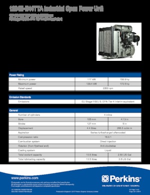 Двигуни Perkins 1204E-E44TTA