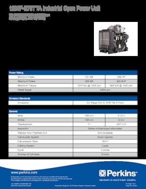 Двигуни Perkins 1206F-E70TTA