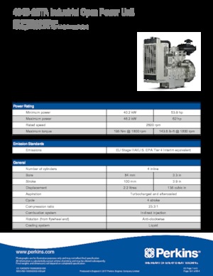 Двигуни Perkins 404D-22TA