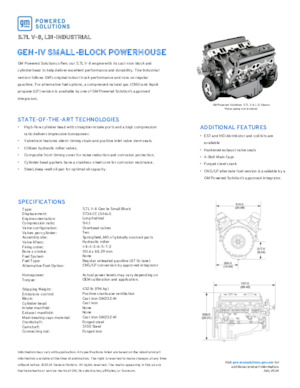 Двигуни GM 5.7L V-8