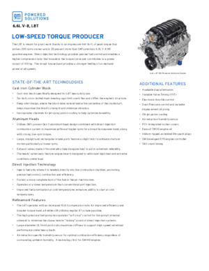 Двигуни GM 6.6L V-8