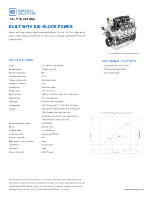 Двигуни GM 7.4L V-8