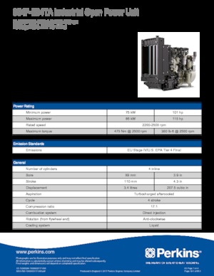 Двигуни Perkins 854F-E34TA