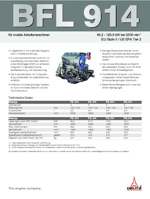 Двигуни Deutz BF 6 L 914 C