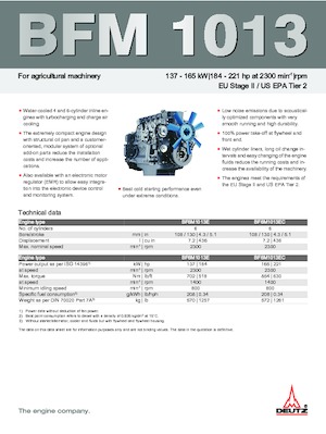 Двигуни Deutz BF 6 M 1013 EC