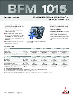 Двигуни Deutz BF 8 M 1015 CP