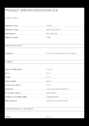 Двигуни Caterpillar C3.6