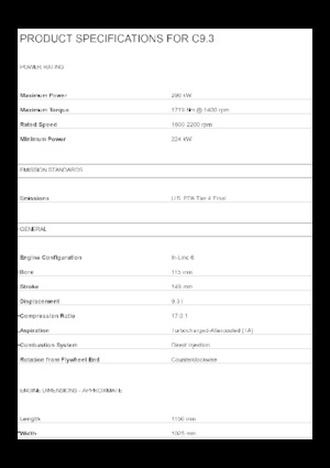 Двигуни Caterpillar C9.3