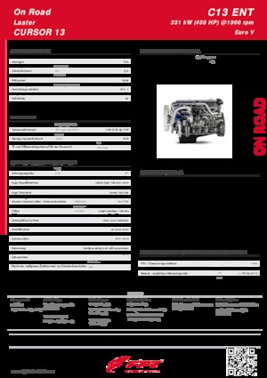 Двигуни FPT Industrial Cursor13 ENT (331 kW)