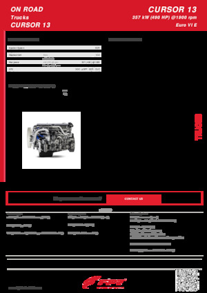 Двигуни FPT Industrial Cursor13 ENT (357 kW)