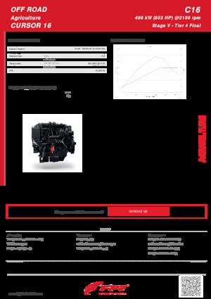 Двигуни FPT Industrial Cursor16 (480 kW)