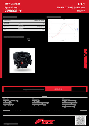 Двигуни FPT Industrial Cursor16 (570 kW)