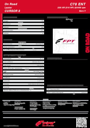 Двигуни FPT Industrial Cursor78 ENT (228 kW)