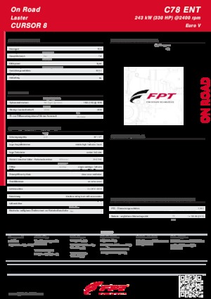 Двигуни FPT Industrial Cursor78 ENT (243 kW)