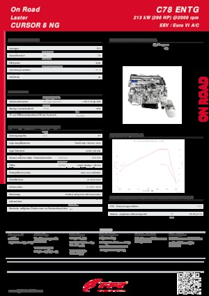 Двигуни FPT Industrial Cursor78 ENTG (213 kW)