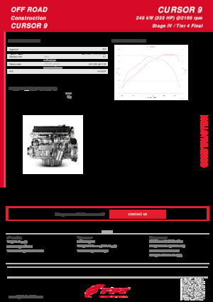 Двигуни FPT Industrial Cursor9 ENT (245 kW)