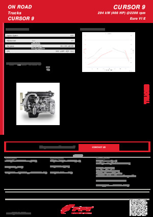Двигуни FPT Industrial Cursor9 ENT (294 kW)