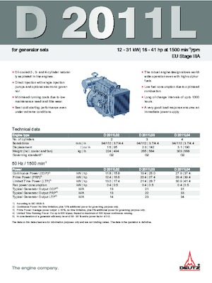 Двигуни Deutz D 2011 L04