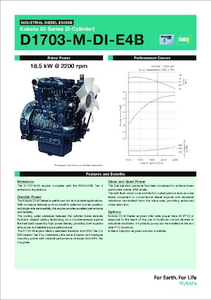 Двигуни Kubota D1703-M-DI-E4B
