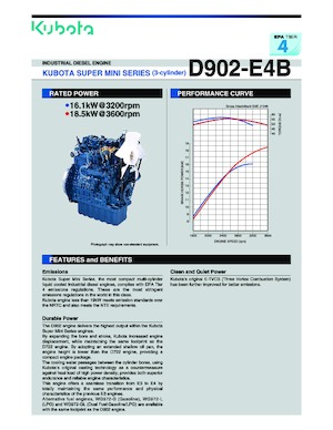 Двигуни Kubota D902-E3B