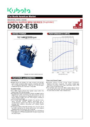 Двигуни Kubota D902-E3B