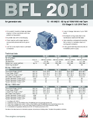 Двигуни Deutz F 2 L 2011