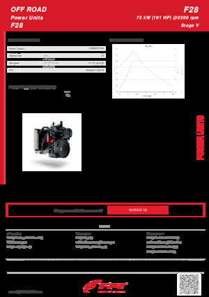 Двигуни FPT Industrial F28 (75 kW)