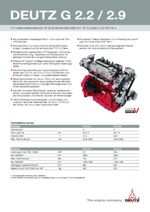 Двигуни Deutz G 2.2 L3