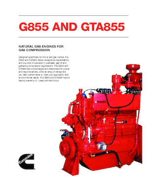 Двигуни Cummins GTA855