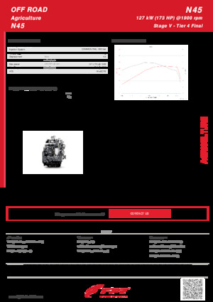 Двигуни FPT Industrial N45 (127 kW)