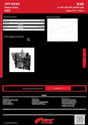 Двигуни FPT Industrial N45 (74 kW)