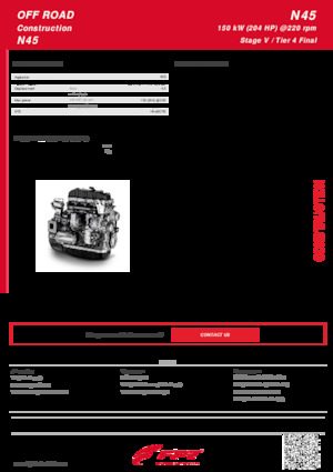 Двигуни FPT Industrial N45 ENT (150 kW)