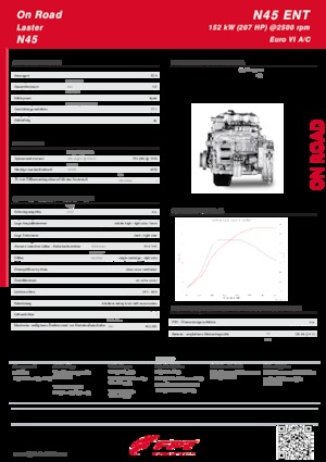 Двигуни FPT Industrial N45 ENT (152 kW) 
