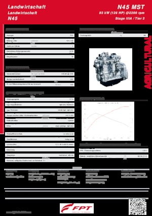 Двигуни FPT Industrial N45 MST (93 kW)