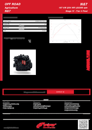 Двигуни FPT Industrial N67 (187 kW)